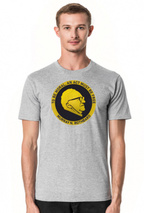 Rothbard - koszulka męska Indepicto