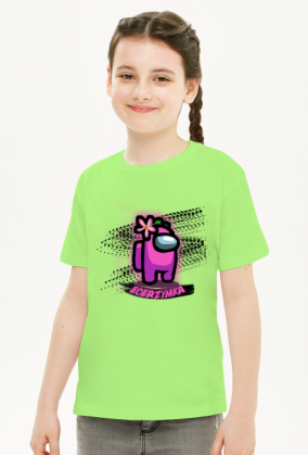 T-SHIRT Bobrzymka czarny wzór