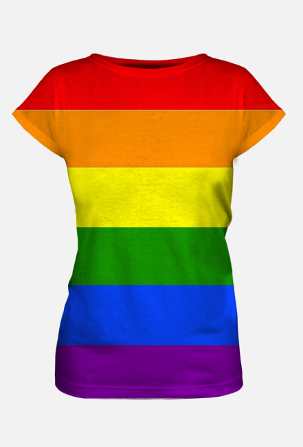 Koszulka - Tęcza, FREEDOM, LGBT, miłość