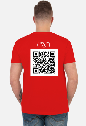 QR RickRoll front&back with lenny face