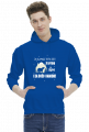 Bluza męska z kapturem- ZA WYSOKO wzór 2