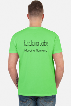 T-shirt z Najmanem na autograf