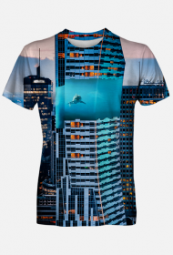 New shark in town T-shirt Fullprint