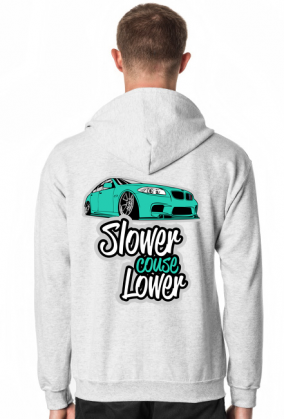 Slower couse Lower - BMW F10 (bluza męska rozpinana)