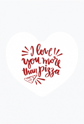 Serce dla miłośników pizzy