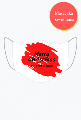 Maseczka ochronna bawełniana Merry Christmas
