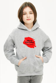 Bluza z kapturem przód Merry Christmas for girl