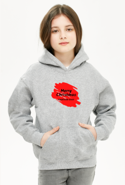 Bluza z kapturem przód Merry Christmas for girl
