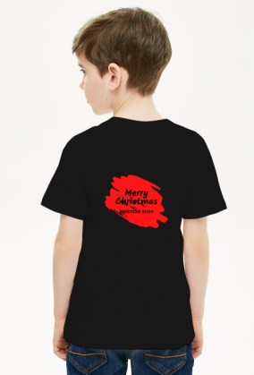 T-Shirt Merry Christmas plecy for boys