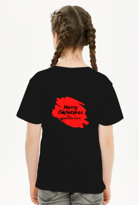 T-Shirt Merry Christmas plecy for girl