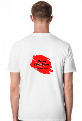 T-Shirt Merry Christmas plecy for men