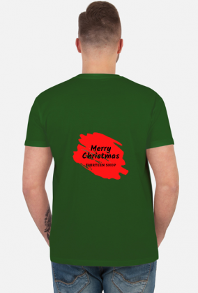T-Shirt Merry Christmas plecy for men