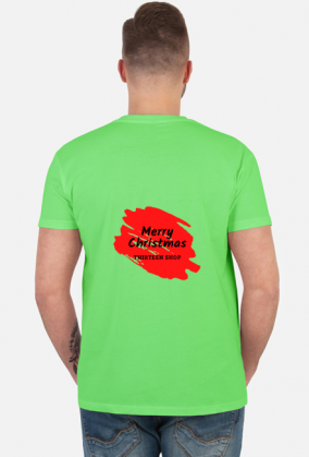 T-Shirt Merry Christmas plecy for men