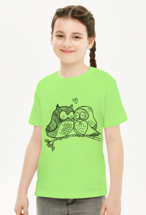 Koszulka dziecięca sowy