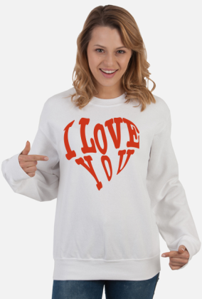 Bluza I love you
