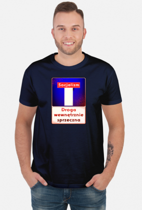 Socjalizm - koszulka męska Indepicto