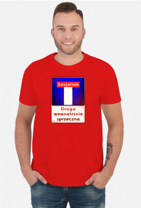 Socjalizm - koszulka męska Indepicto