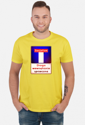 Socjalizm - koszulka męska Indepicto