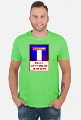 Socjalizm - koszulka męska Indepicto