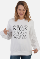 Mama needs coffee - mama potrzebuje kawy - bluza dla mamy