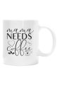 Mama needs coffee - mama potrzebuje kawy - kubek dla mamy z nadrukiem z dwóch stron