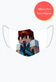 Maseczka z ludzikiem z loga master crafta