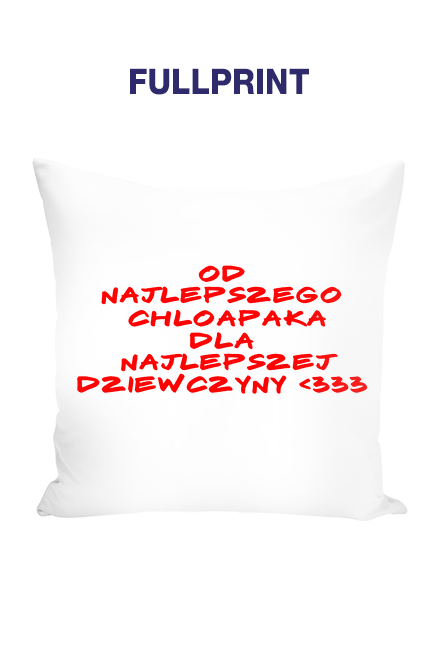 Poduszka na walentynki