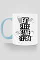 Kubek Eat Sleep Game Repet