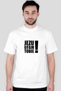 Koszulka "Jezu Ufam Tobie!" (Biała)
