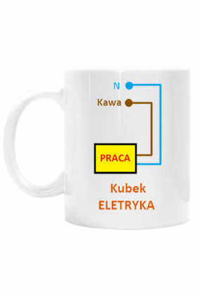 Kubek elektryka na prezent dla elektryka