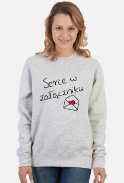 Serce w załączniku bluza