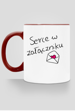 Serce w załączniku kubeczek