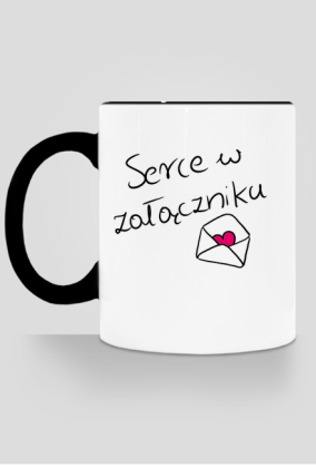 Serce w załączniku kubeczek