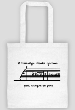W tramwaju torba