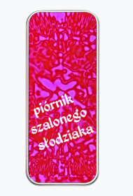 Piórnik "szalonego słodziaka" różowy