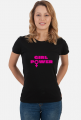 Koszulka damska - Girl Power (Wyjatkowy prezent z okazji Dnia Kobiet)