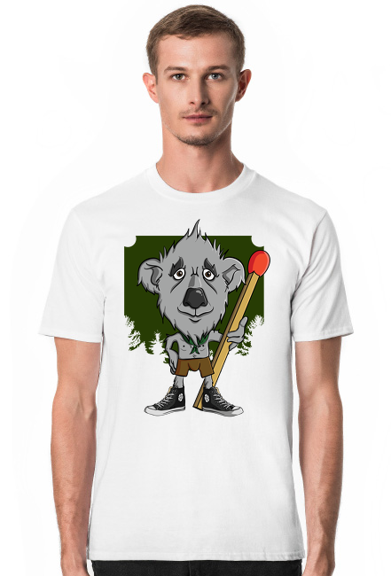 Koszulka męska - Koala Scout