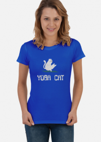 Koszulka damska- YOGA CAT