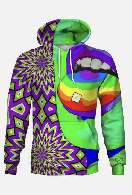 Bluza full print psychodelisch art UNISEKS S-XXL