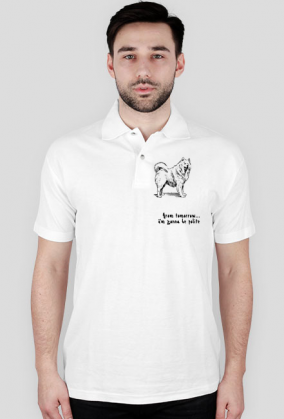 Koszulka męska polo *Samoyed Love