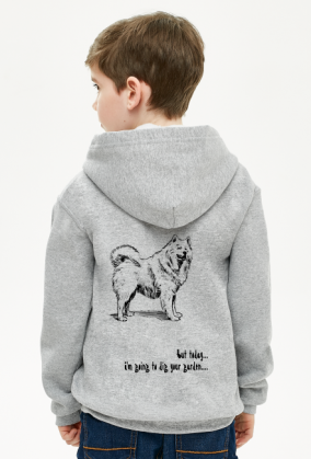 Bluza dziecięca z kapturem unisex*Samoyed Love