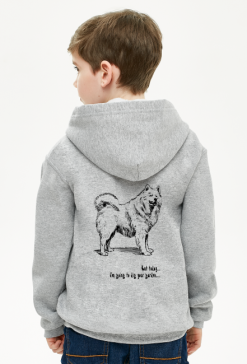 Bluza dziecięca rozpinana z kapturem unisex *Samoyed Love