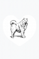 Magnes serce *Samoyed Love