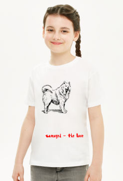 Koszulka dziecięca Unisex *Samoyed Love