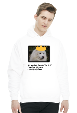 Bluza męska z kapturem *Samoyed Love
