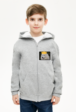 Bluza dziecięca rozpinana z kapturem unisex *Samoyed Love