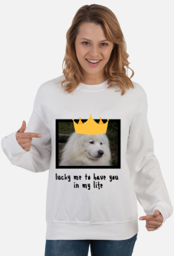 Bluza damska klasyczna *Samoyed Love