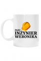 Kubek personalizowany Pani Inżynier z imieniem Weronika