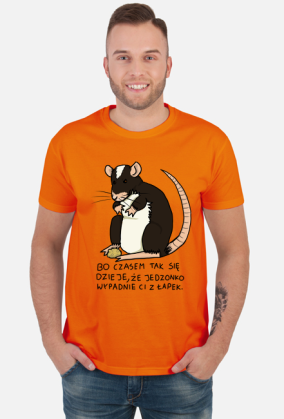 Szczurek, koszulka męska