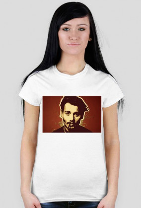 johnny depp koszulka damska